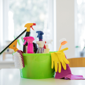 Deep clean the property
